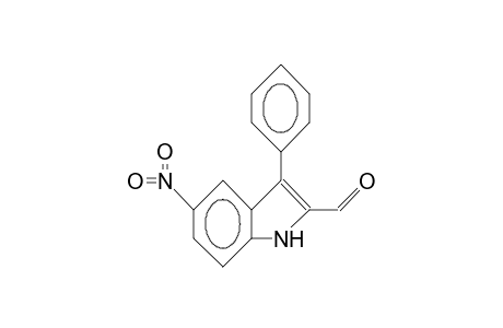 5-Nitro-3-phenyl-2-indolecarbaldehyde