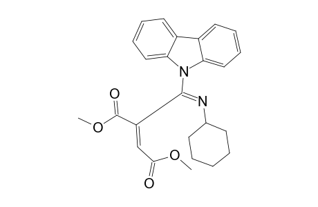 DIMETHYL_2-(CARBAZOL-9-YL-(CYCLOHEXYLIMINO)-METHYL)-BUT-2-ENEDIOATE
