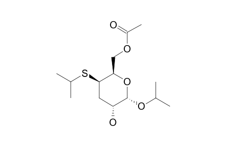 2-PROPYL-6-O-ACETYL-3-DEOXY-4-S-(2-PROPYL)-4-THIO-ALPHA-D-XYLO-HEXOPYRANOSIDE
