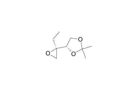 1,3-Dioxolane, 4-(2-ethyloxiranyl)-2,2-dimethyl-, [R-(R*,S*)]-