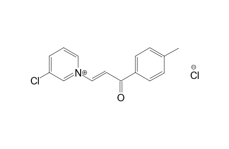 3-Chloro-1-(3-oxo-3-p-tolyl-propenyl)-pyridinium chloride