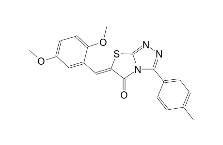 (6Z)-6-(2,5-dimethoxybenzylidene)-3-(4-methylphenyl)[1,3]thiazolo[2,3-c][1,2,4]triazol-5(6H)-one