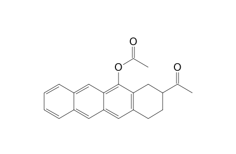 (3-acetyl-1,2,3,4-tetrahydrotetracen-5-yl) acetate