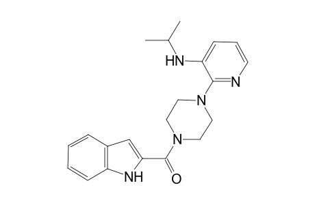1-(Indolyl-2-carbonyl)-4-[3-[(1-methylethyl)amino]pyridyl]piperazine