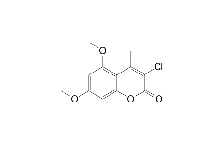 3-Chloro-5,7-dimethoxy-4-methyl-chromen-2-one