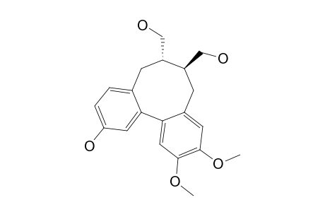 (+)-(6R,7R,1A/12AS)-6,7-BISHYDROXYMETHYL-11-HYDROXY-2,3-DIMETHOXY-5,6,7,8-TETRAHYDRODIBENZO-[A,C]-CYClOOCTENE