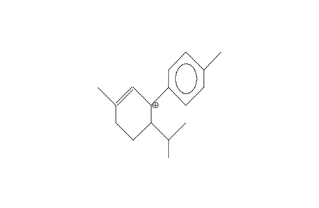 3-(4-Tolyl)-2-P-menthen-1-yl cation