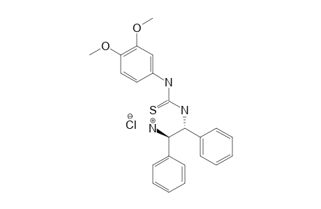 1-[(1R,2R)-2-amino-1,2-diphenylethyl]-3-(3,4-dimethoxyphenyl)thiourea hydrochloride