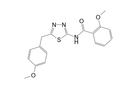 2-methoxy-N-[5-(4-methoxybenzyl)-1,3,4-thiadiazol-2-yl]benzamide