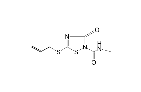 5-(allylthio)-N-methyl-3-oxo-delta4-1,2,4-thiadiazoline-2-carboxamide