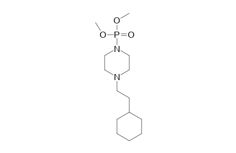 4-(2-Cyclohexyl-ethyl)-1-dimethylphosphono-piperazine