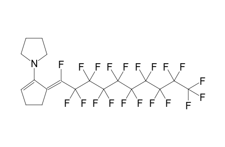 1-[(5Z)-5-(1,2,2,3,3,4,4,5,5,6,6,7,7,8,8,9,9,10,10,10-icosafluorodecylidene)cyclopenten-1-yl]pyrrolidine