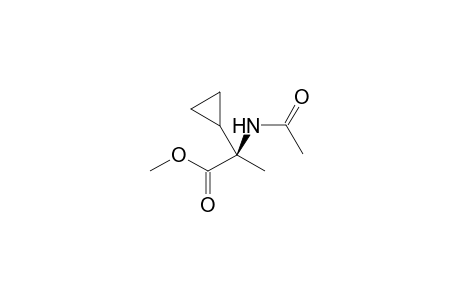 (2R)-2-acetamido-2-cyclopropyl-propionic acid methyl ester