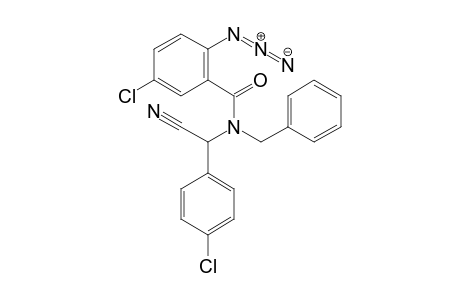 N-[.alpha.-Cyano(4-chlorobenzyl)]-N-benzyl-2-azido-5-chlorobenzamide
