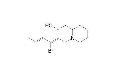 2-(1-[(2E,4Z)-4-bromo-2,4-hexadienyl]-2-piperidyl)-1-ethanol