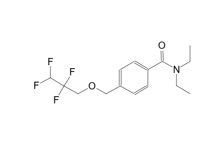 N,N-diethyl-4-[(2,2,3,3-tetrafluoropropoxy)methyl]benzamide
