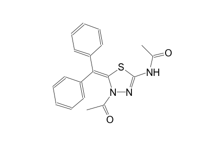 acetamide, N-[4-acetyl-5-(diphenylmethylene)-4,5-dihydro-1,3,4-thiadiazol-2-yl]-