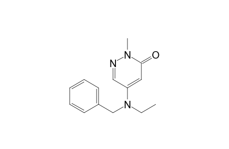 5-[Benzyl(ethyl)amino]-2-methylpyridazin-3(2H)-one
