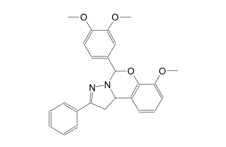 5-(3,4-dimethoxyphenyl)-7-methoxy-2-phenyl-1,10b-dihydropyrazolo[1,5-c][1,3]benzoxazine