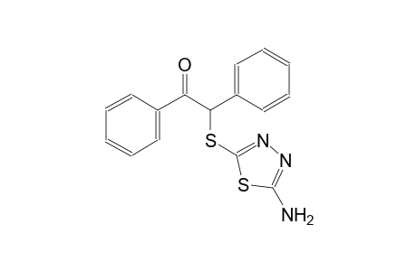 ethanone, 2-[(5-amino-1,3,4-thiadiazol-2-yl)thio]-1,2-diphenyl-