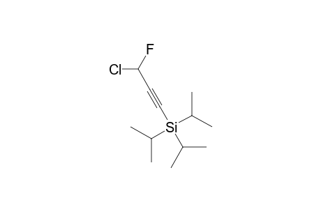 1-TRI-(ISOPROPYL)-SILYL-3-CHLORO-3-FLUOROPROPYNE