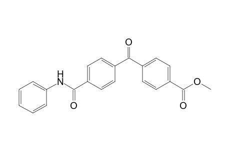 Methyl 4-[4'-(N-phenylaminocarbonyl)benzoyl]-benzoate