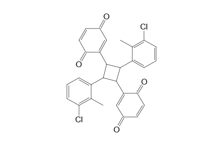 1,3-bis(3',6'-Dioxocyclohexa-1',4'-dienyl)-2,4-bis(3"-chloro-2"-methylphenyl)cyclobutane