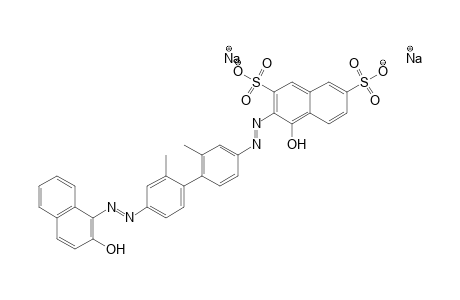 1-Naphthol-3,6-disulfonic acid(1)[-m-tolidine-](2)2-naphthol