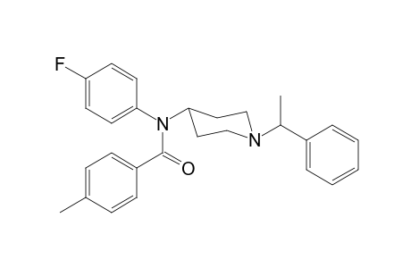 N-4-Fluorophenyl-4-methyl-N-[1-(1-phenylethyl)piperidin-4-yl]benzamide