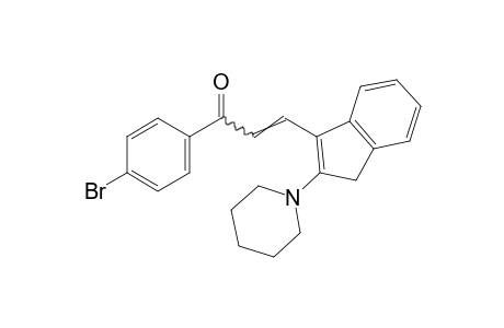 4'-bromo-3-(2-piperidinoinden-3-yl)acrylophenone