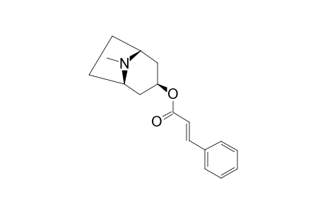 ERYTHROZEYLANINE-B;TRANS-3-BETA-(CINNAMOYLOXY)-TROPANE