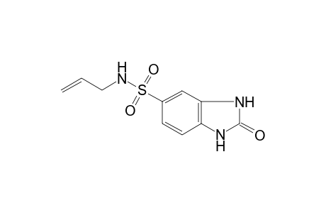 1H-Benzoimidazole-5-sulfonamide, 2-oxo-2,3-dihydro-N-allyl-