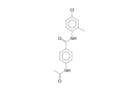 4-Acetamido-N-(4-chloranyl-2-methyl-phenyl)benzamide