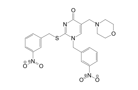 2-m-nitrobenzylthio-1-m-nitrobenzyl-5-morpholinomethyluracil