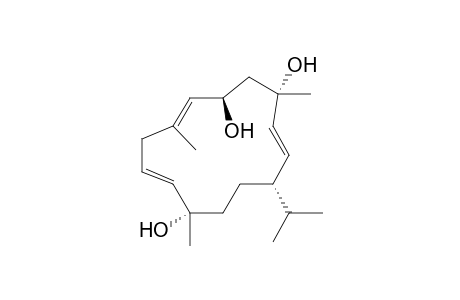 1,5,11-trimethyl-8-(1-methylethyl)-,1,6,12-tetradecen-3,5,11-triol- [3R,5S,8S,11S]-