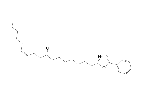 (Z)-2-(8'-Hydroxy-octadec-11'-enoyl)-5-phenyl-1,3,4-oxadiazole
