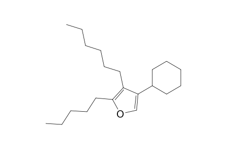 4-Cyclohexyl-3-hexyl-2-pentylfuran