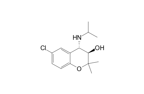 trans-6-Chloro-3,4-dihydro-2,2-dimethyl-4-isopropylamino-2H-1-benzopyran-3-ol