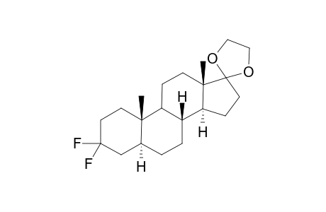 3,3-Difluoro-17-(ethylenedioxy)androstane