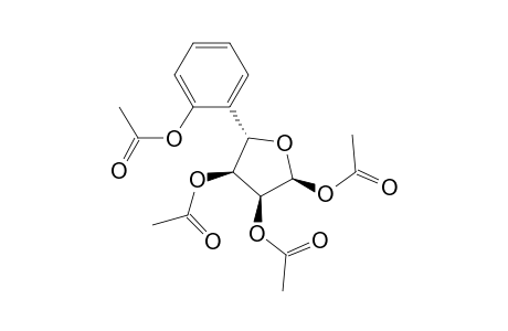 2,3,4-Furantriol, 5-[2-(acetyloxy)phenyl]tetrahydro-, triacetate, [2S-(2.alpha.,3.beta.,4.beta.,5.alpha.)]-
