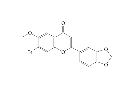 7-BROMO-6-METHOXY-3',4'-(METHYLENEDIOXY)FLAVONE