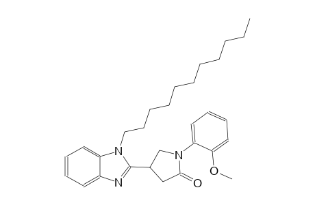 1-(2-methoxyphenyl)-4-(1-undecyl-1H-benzimidazol-2-yl)-2-pyrrolidinone