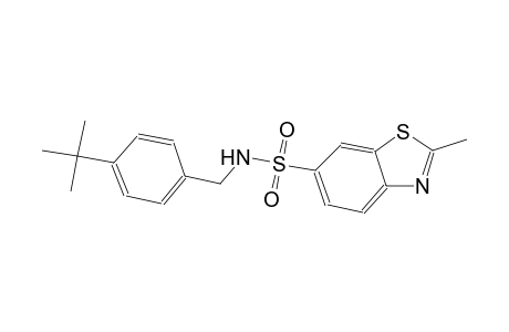 2-Methyl-benzothiazole-6-sulfonic acid 4-tert-butyl-benzylamide