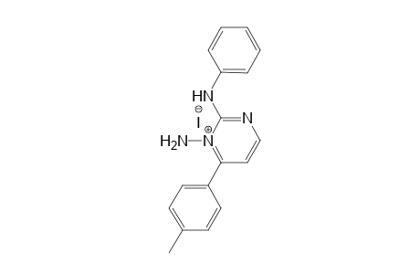 1-Amino-2-phenylamino-4-(4-methylphenyl)pyrimidinium Iodide