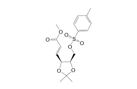 (4S,5S)-2,2-Dimethyl-4-tosyloxymethyl-5-[(E)-methoxycarbonylethenyl]-1,3-dioxane