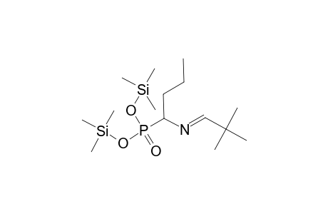 Phosphonic acid, [1-[(2,2-dimethylpropylidene)amino]butyl]-, bis(trimethylsilyl) ester