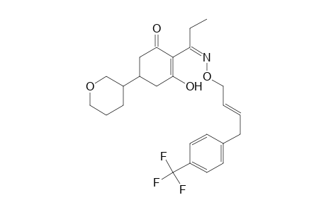 2-Cyclohexen-1-one, 3-hydroxy-5-(tetrahydro-2H-pyran-3-yl)-2-[1-[[[4-[4-(trifluoromethyl)phenyl]-2-butenyl]oxy]imino]propyl]-