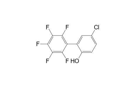 4-Chloranyl-2-[2,3,4,5,6-pentakis(fluoranyl)phenyl]phenol