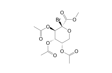 METHYL-(3,4,5-TRI-O-ACETYL-BETA-D-ARABINO-HEX-2-ULOPYRANOSYL)-ONATE-BROMIDE