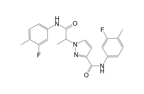1H-pyrazole-1-acetamide, N-(3-fluoro-4-methylphenyl)-3-[[(3-fluoro-4-methylphenyl)amino]carbonyl]-alpha-methyl-